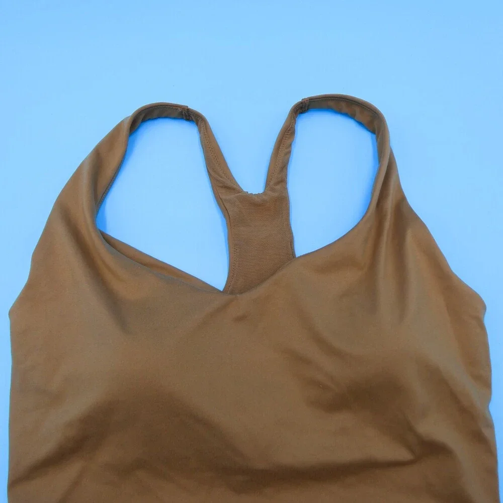 Victorias Secret Sports Bra Large DD Brown Ultimate Lightly Lined‎ Pullover Yuga